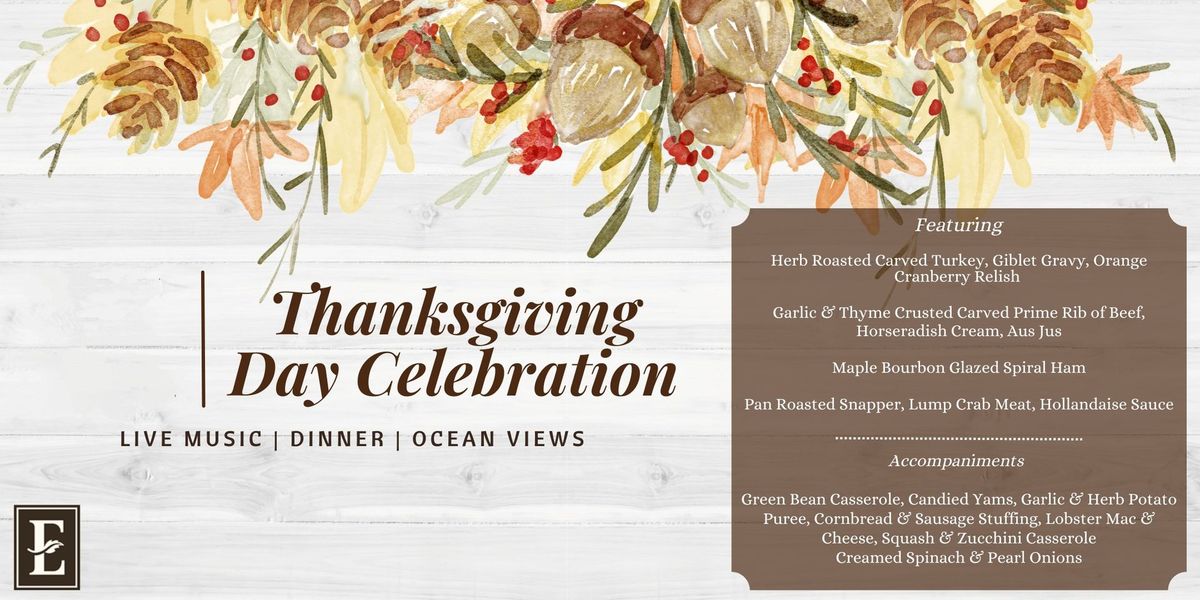 Thanksgiving Dinner at Embassy Suites St. Augustine Beach Oceanfront Resort