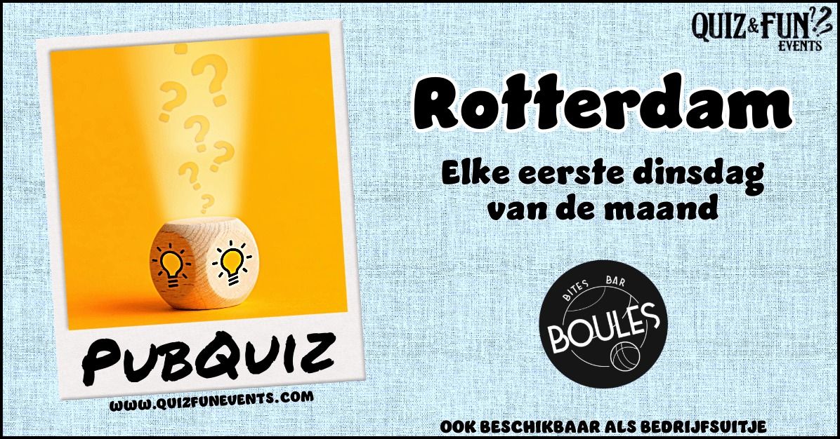 PubQuiz maart | Rotterdam