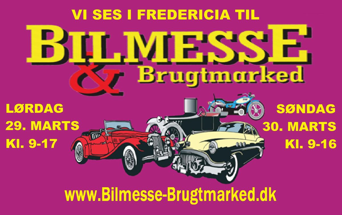 Vi ses i Fredericia til Bilmesse & Brugtmarked den 29. - 30. marts 2025!