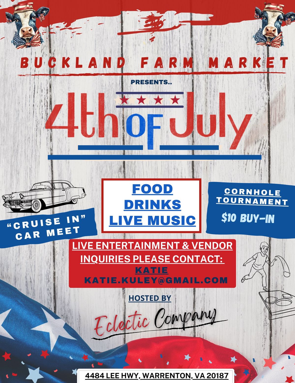 4th of July @ Buckland Farm Market