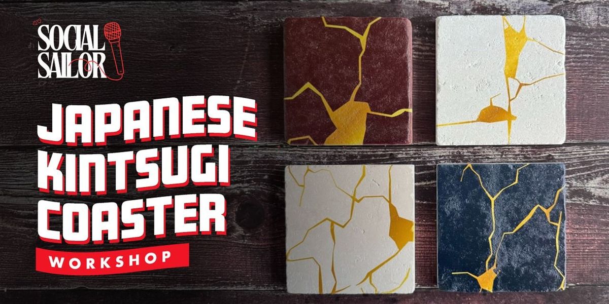 Japanese Kintsugi Coaster - Bangalore