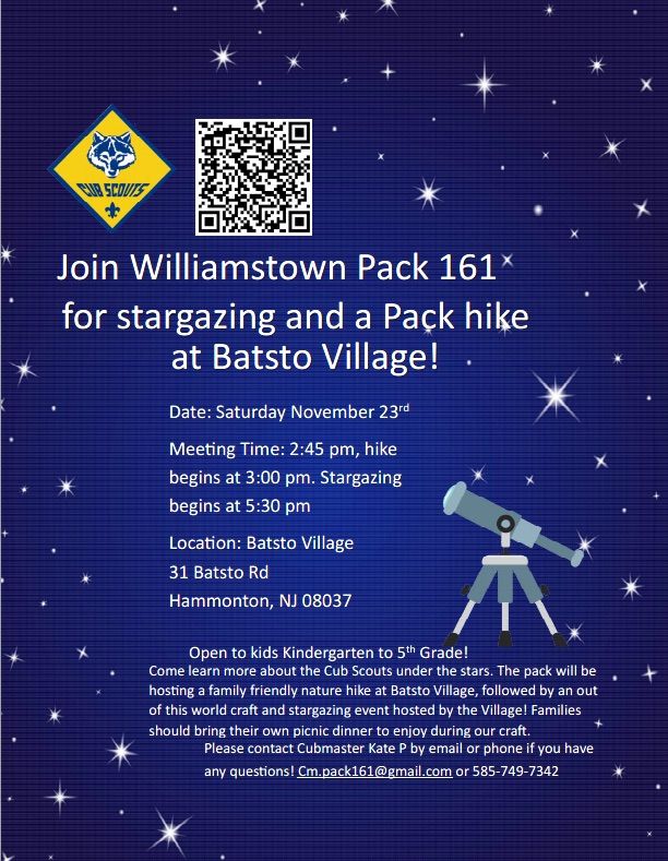 Family Hike and Stargazing at Batsto Village