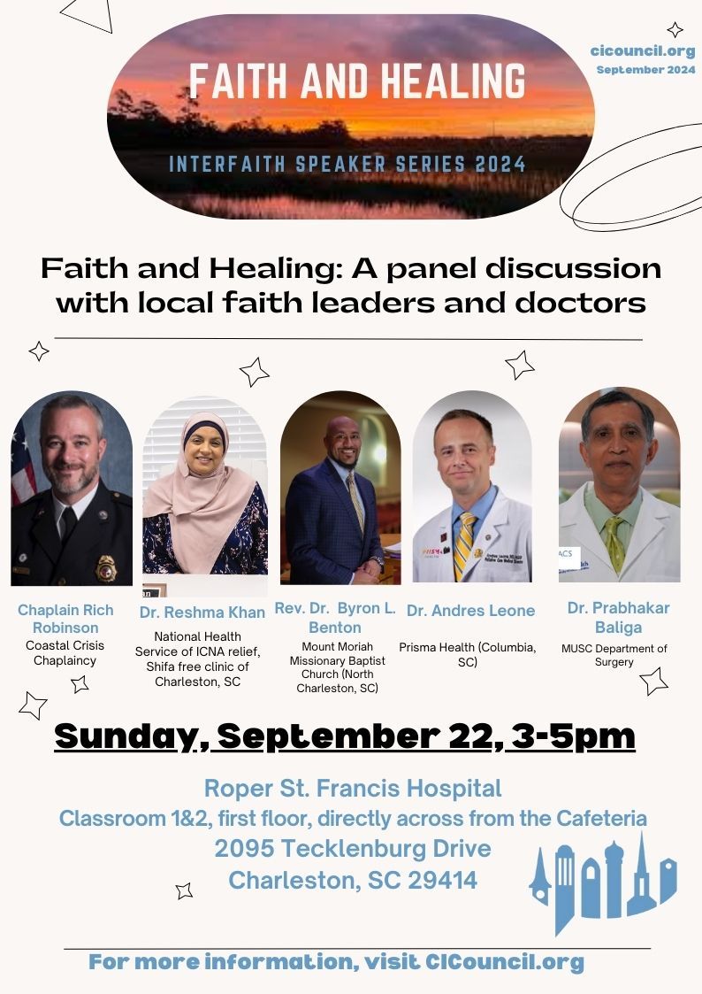 Interfaith Speakers Series on Faith and Healing