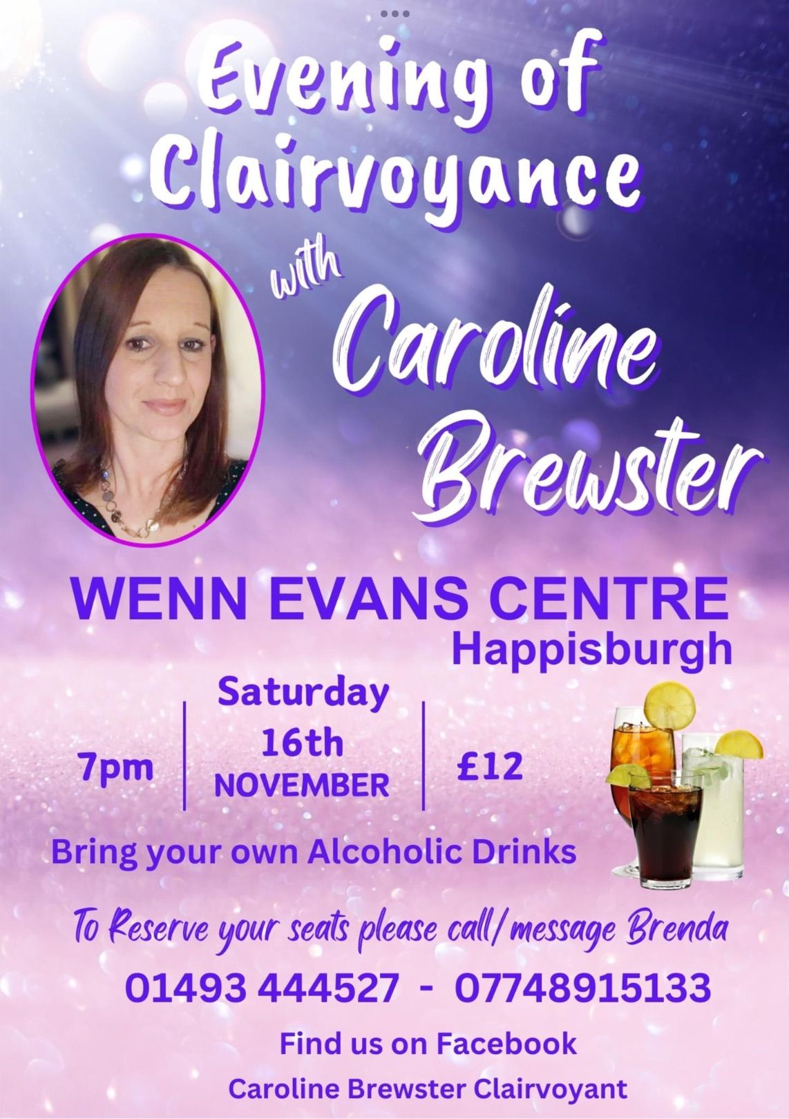 An Evening Of Clairvoyance With Caroline Brewster