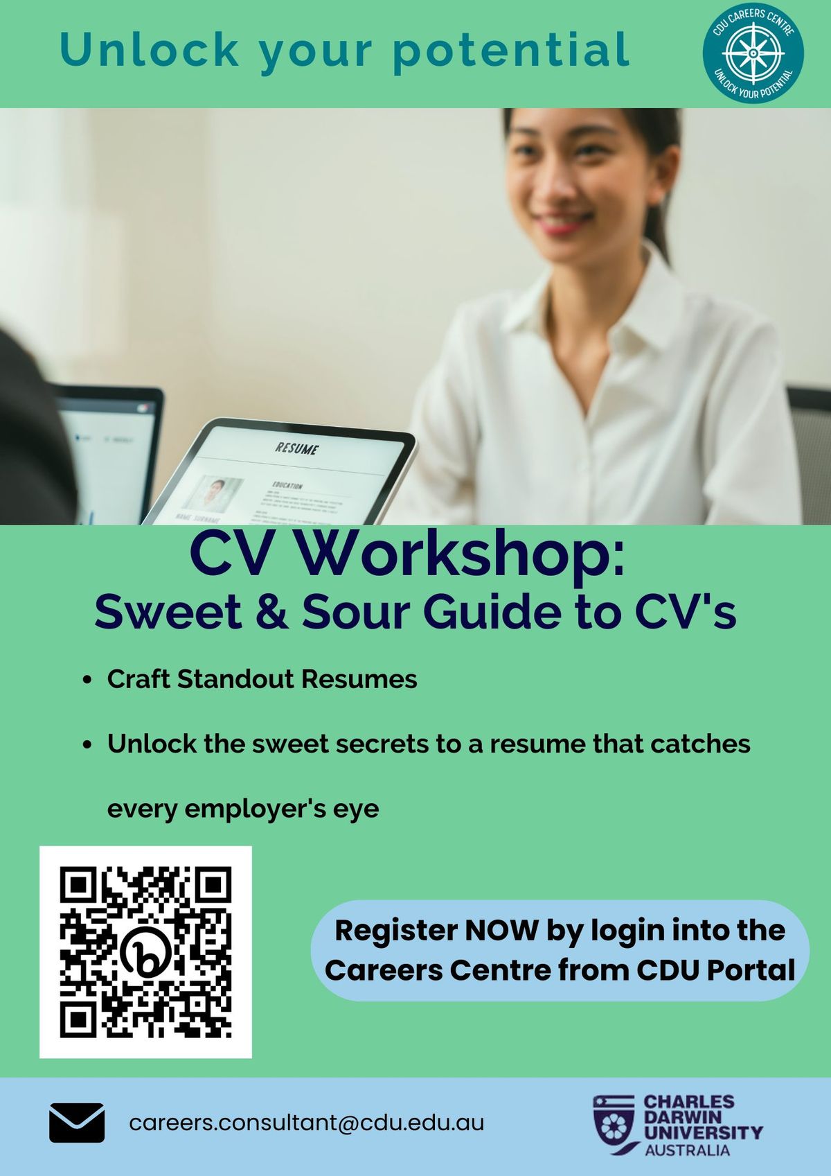 CV Workshop: Sweet & Sour Guide to CV's (Online)