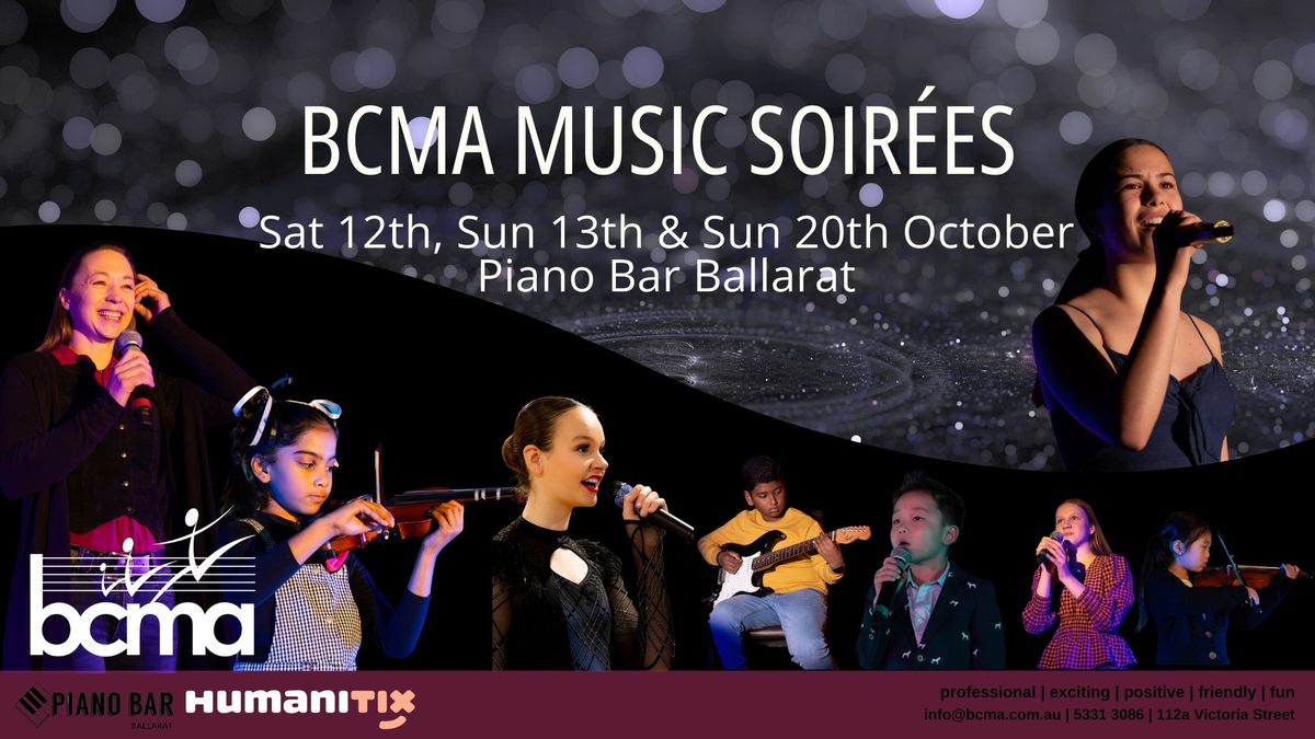 BCMA Music Soirees