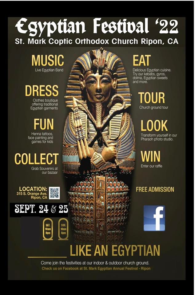 Egyptain Festival 2022, St. Mark Egyptian Festival Ripon, 24