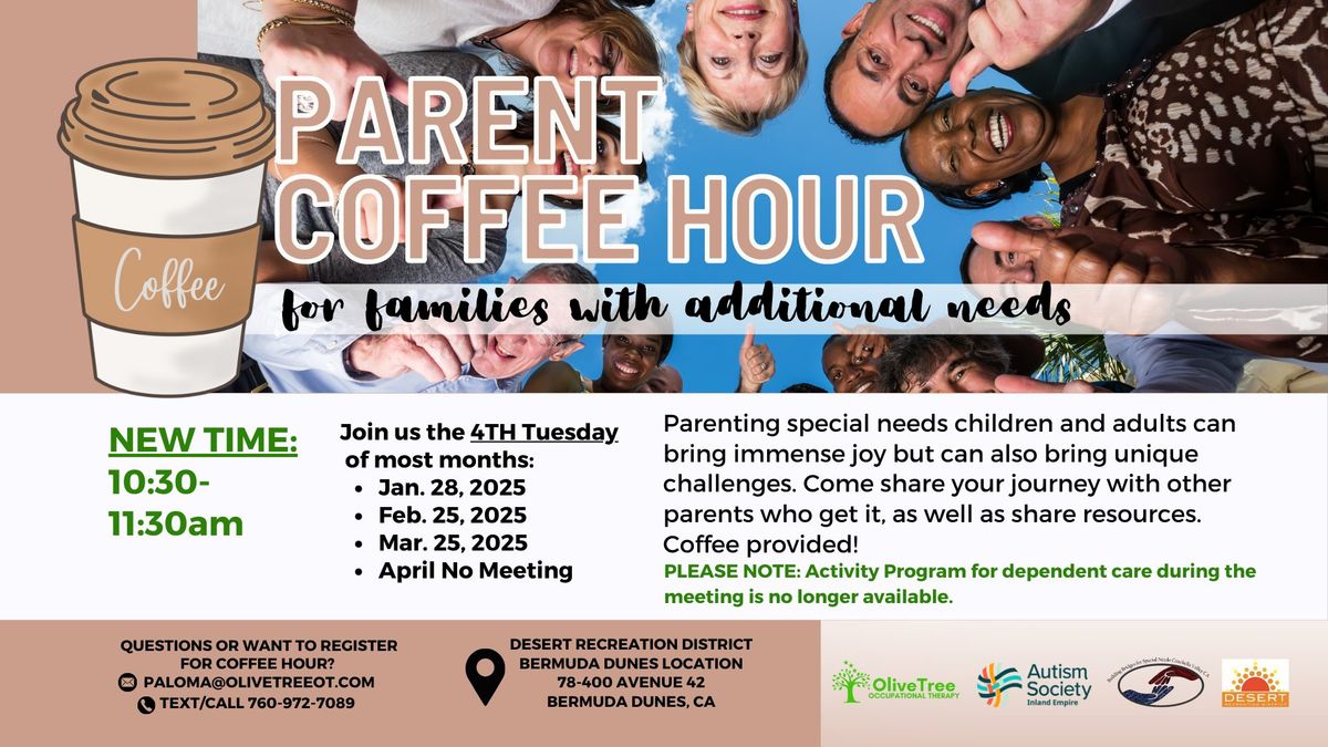 Coffee Hour - Coachella Valley Support Group 