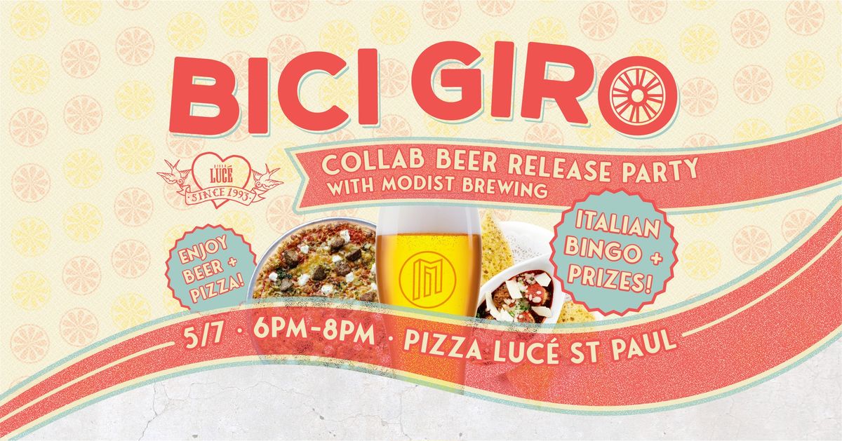 "Bici Giro" Collab Beer Release Party with Modist Brewing!
