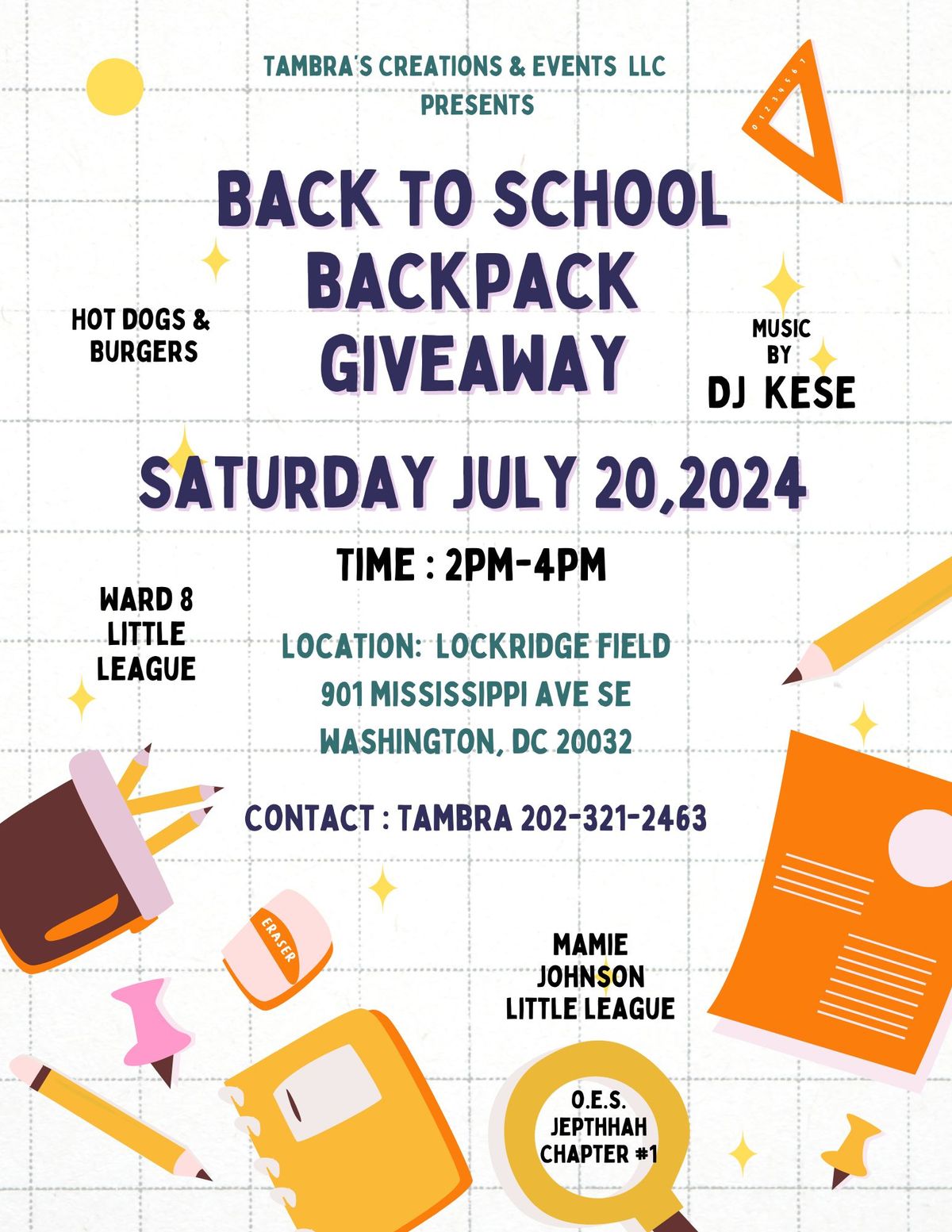 Annual Backpack Giveaway