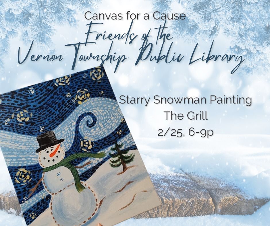 Canvas for a Cause: Friends of Vernon Township Public Library