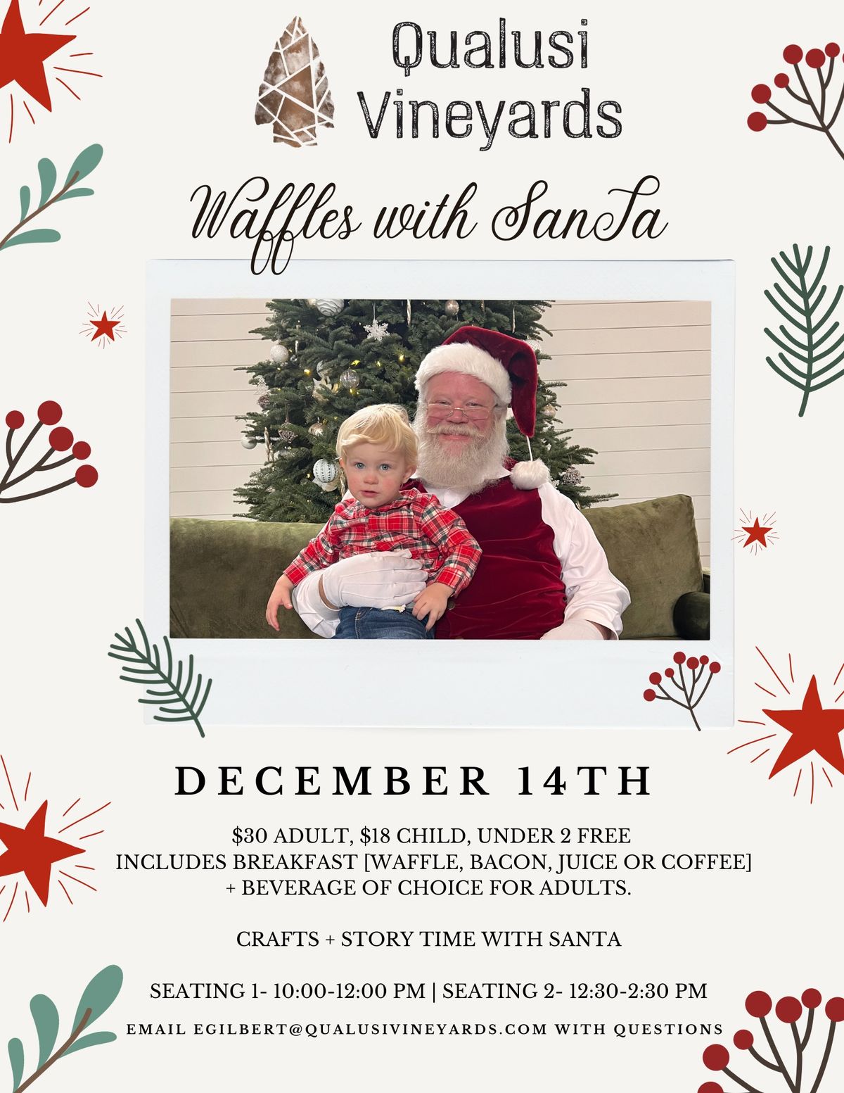 Waffles with Santa- Tickets Required