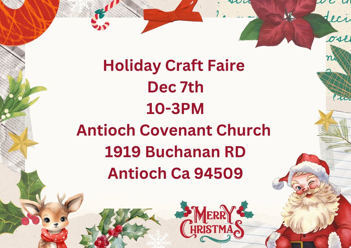 Annual holiday craft faire 