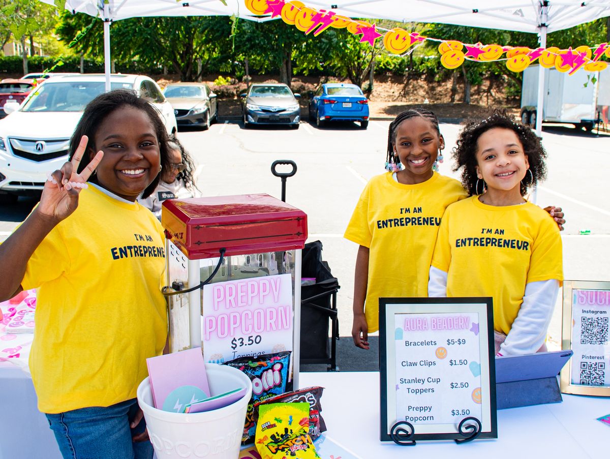 Children's Entrepreneur Market Longmont at the Art Walk on Main