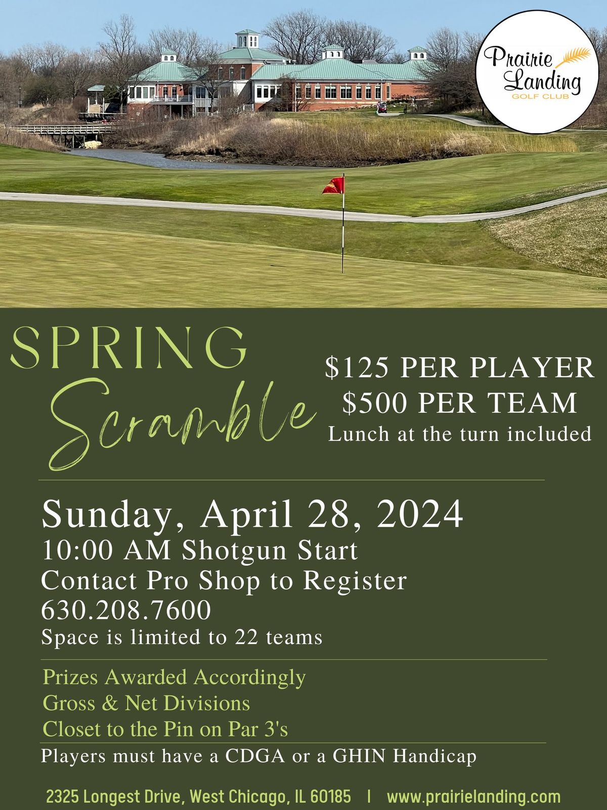 Spring Scramble at Prairie Landing Golf Club