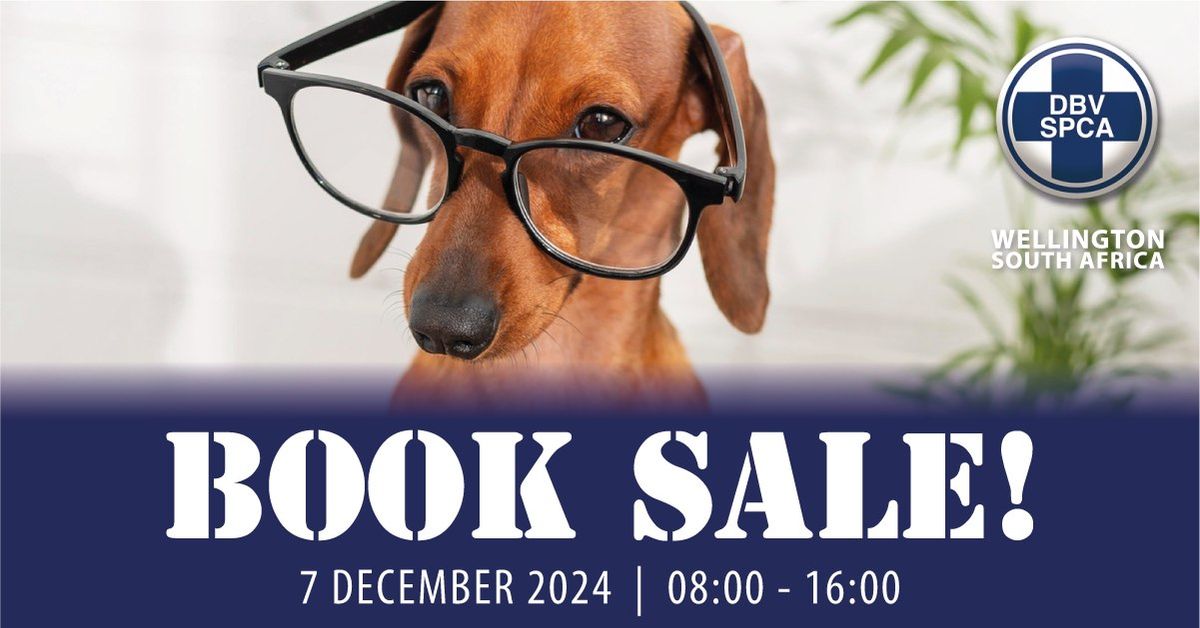 Wellington SPCA Charity Book Sale!!