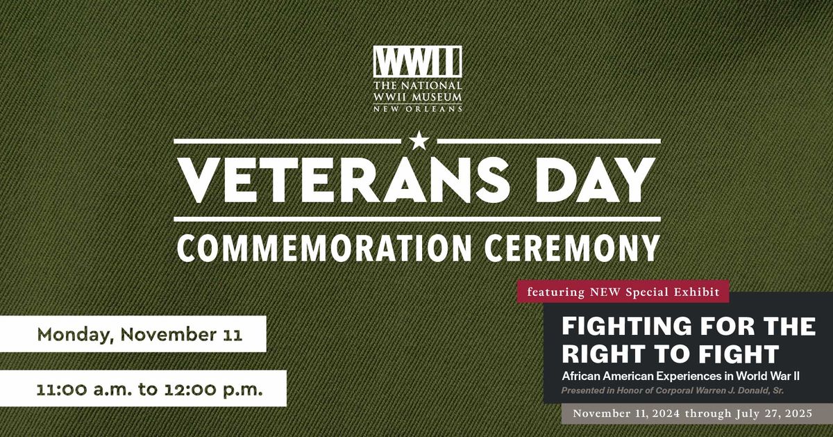 Veterans Day Commemoration Ceremony