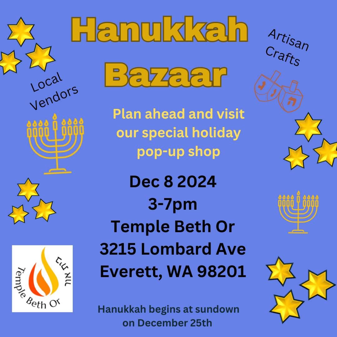 TBO Hanukkah Bazaar POP-UP Shop