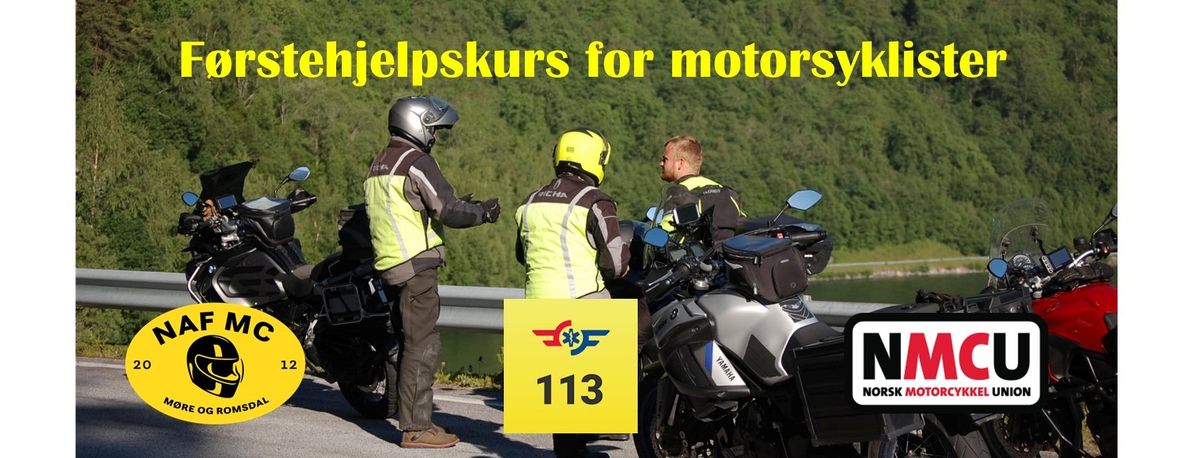 F\u00f8rstehjelpskurs for motorsyklister