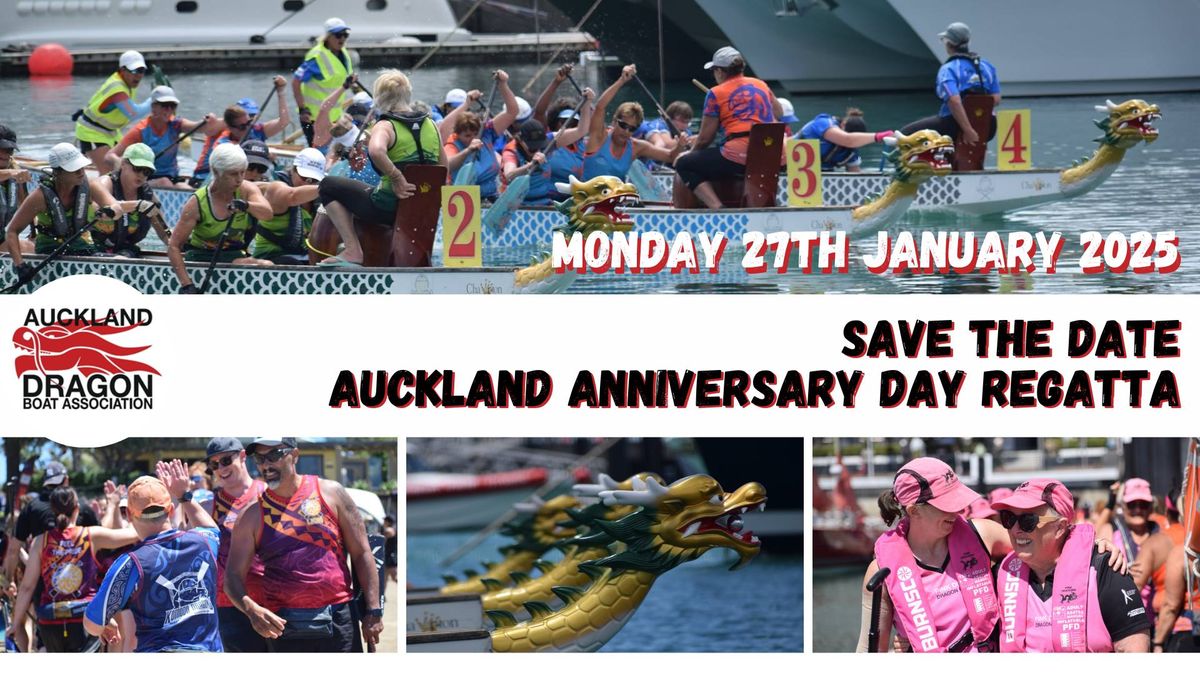 SAVE THE DATE - Auckland Dragon Boating Anniversary Regatta 2025