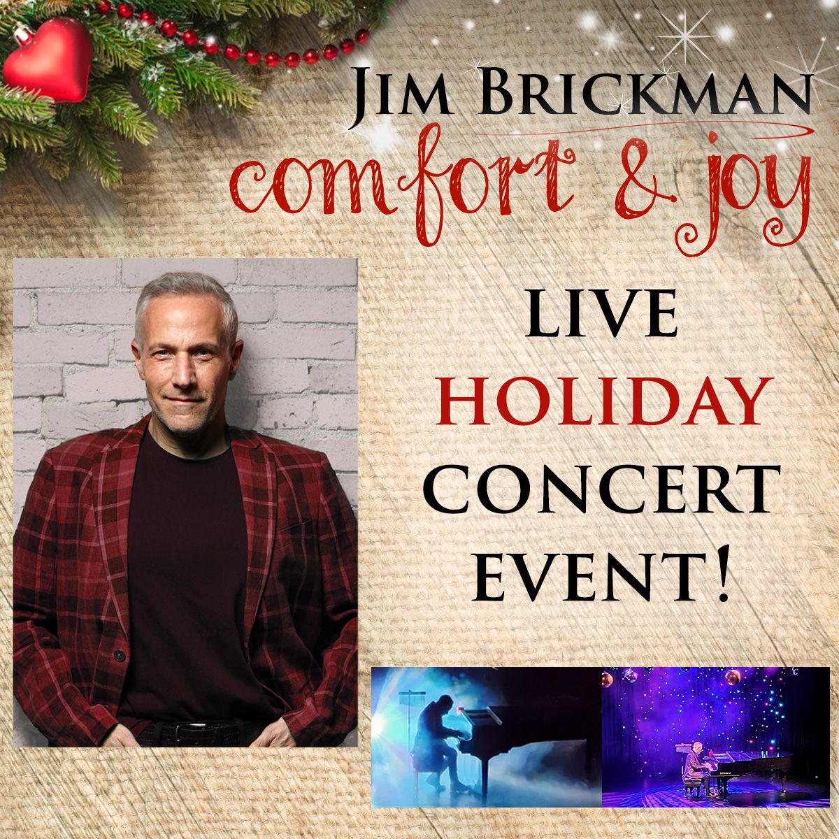 Jim Brickman at Des Plaines Theatre