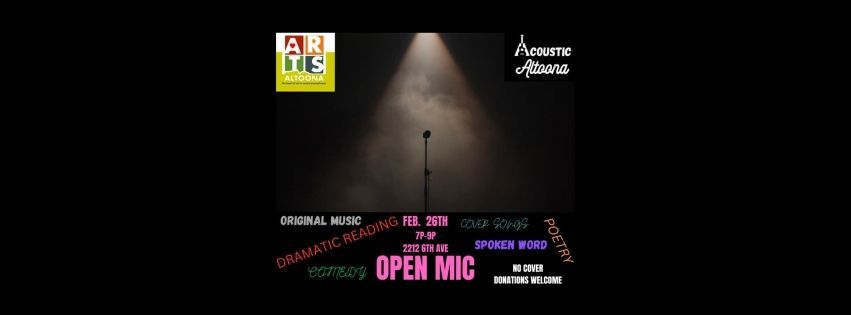 Open Mic with Acoustic Altoona 