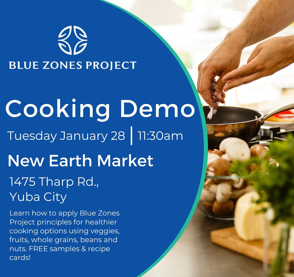 Healthy Cooking Demo at New Earth Market