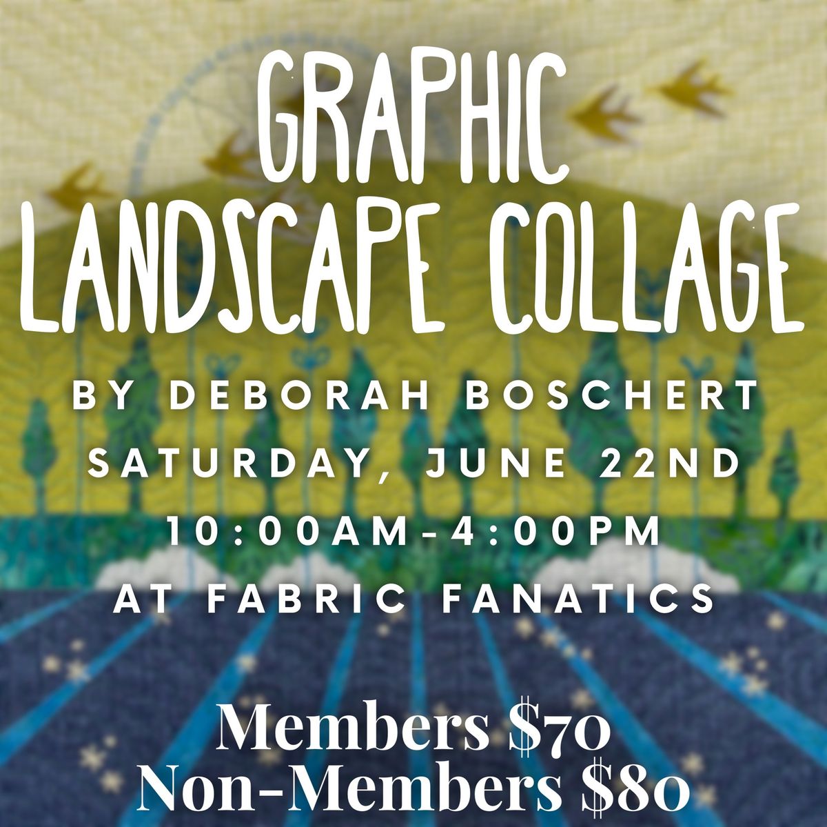 Graphic Landscape Collage Workshop