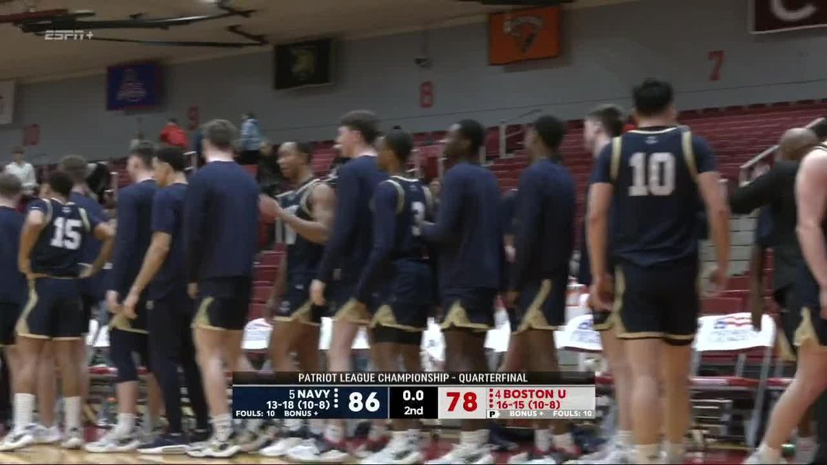 Boston University Terriers at Navy Midshipmen Mens Basketball