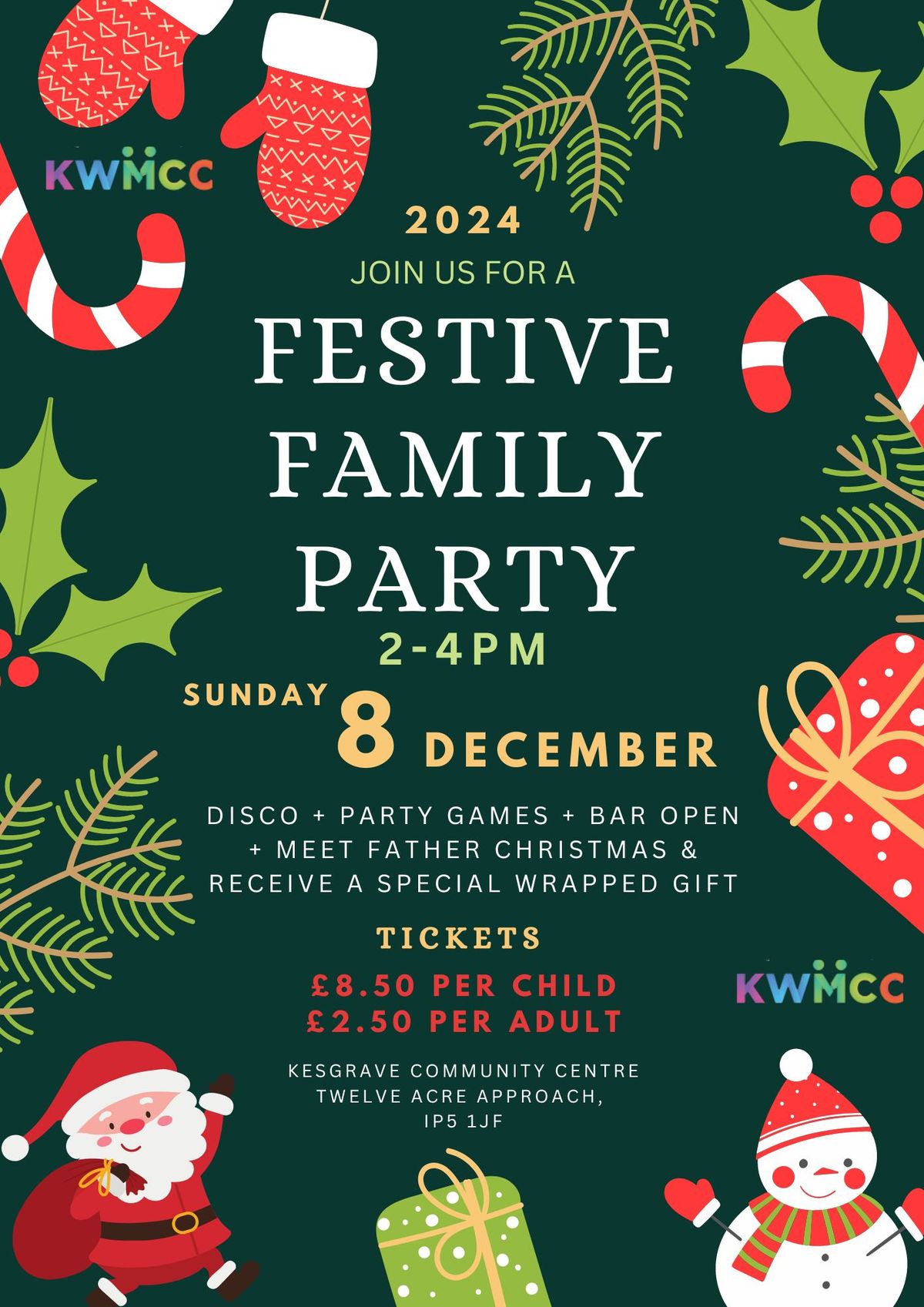 Festive Family Party + Meet Father Christmas