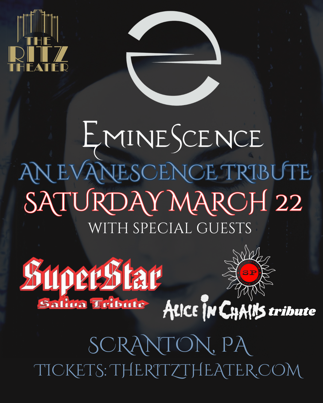 Eminescence - an Evanescence Tribute at Ritz Theater and Performing Arts Center