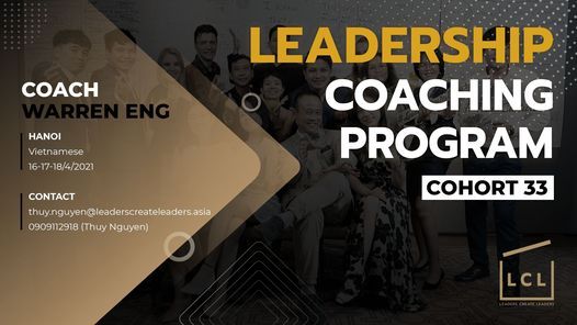 [HN] Leadership Coaching Program Cohort 33 -\b Kho\u00e1 Ti\u1ebfng Vi\u1ec7t