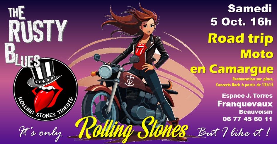 Un concert Rolling Stones au Road trip Moto en Camargue