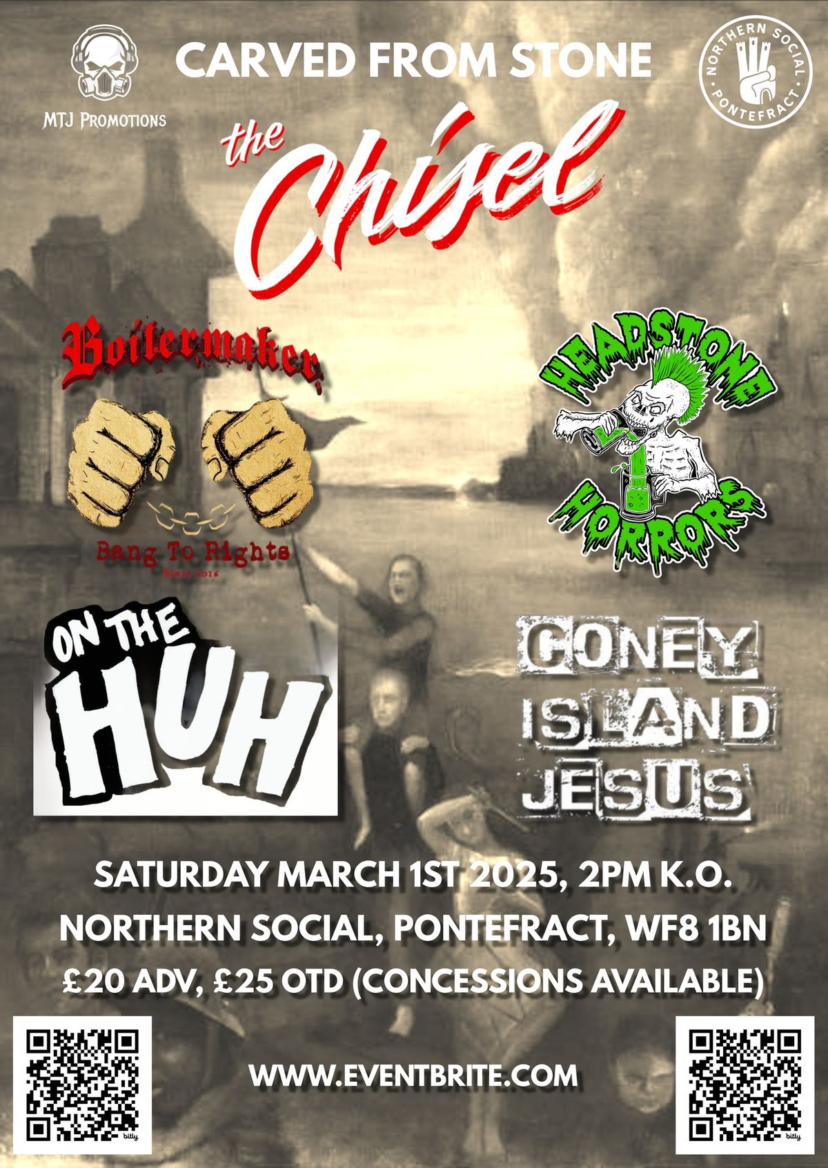 14\/107 The Chisel, Boilermaker, Headstone Horrors, On the Huh, Coney Island Jesus