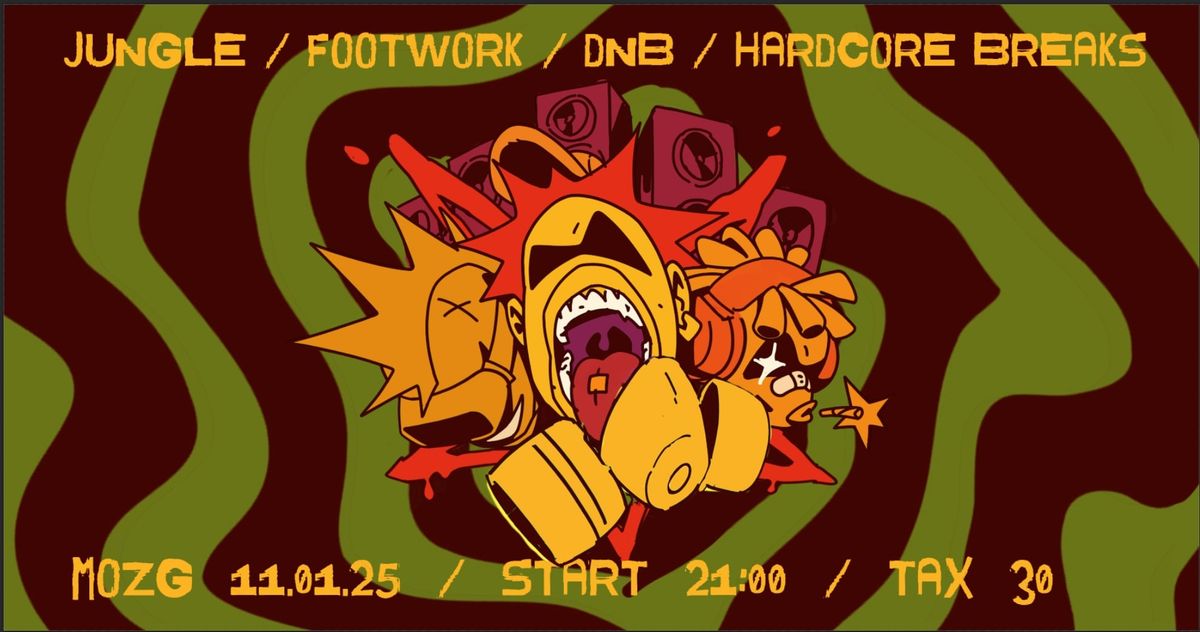 BACK TO THE JUNGLE with K.O - ROOTHSHOT - OVERTHINK -K3RZC -LESU -DNS - TRIETIAK \/ 11.01.25 \/ M\u00f3zg