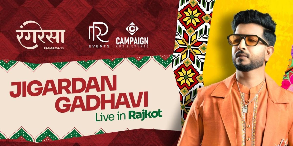 Jigardan Gadhavi Garba Concert Live in Rajkot