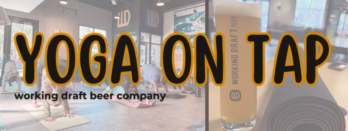 Yoga On Tap at Working Draft