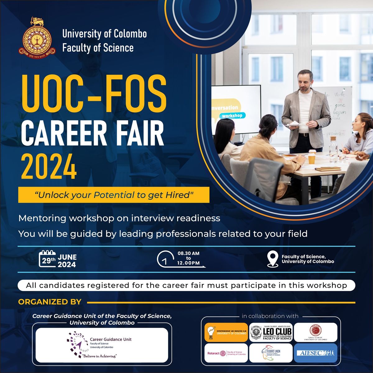UOC FOS Career Fair 2024 - Mentoring Workshop on Interview Readiness