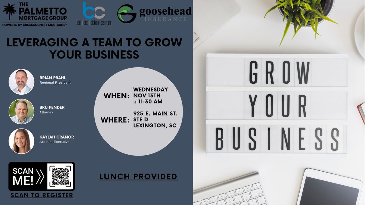 Leveraging A Team to Grow Your Business