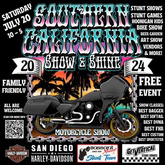 Southern California Show And Shine Stunt Art and Bike show 