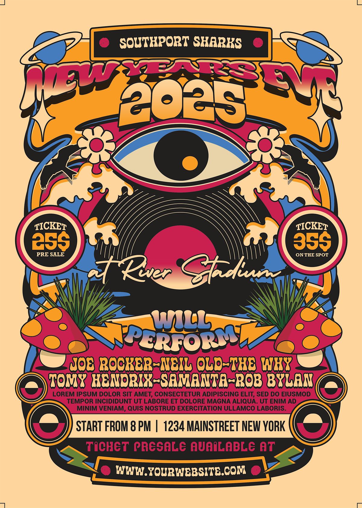 New Year's Eve 2025 at Sharks