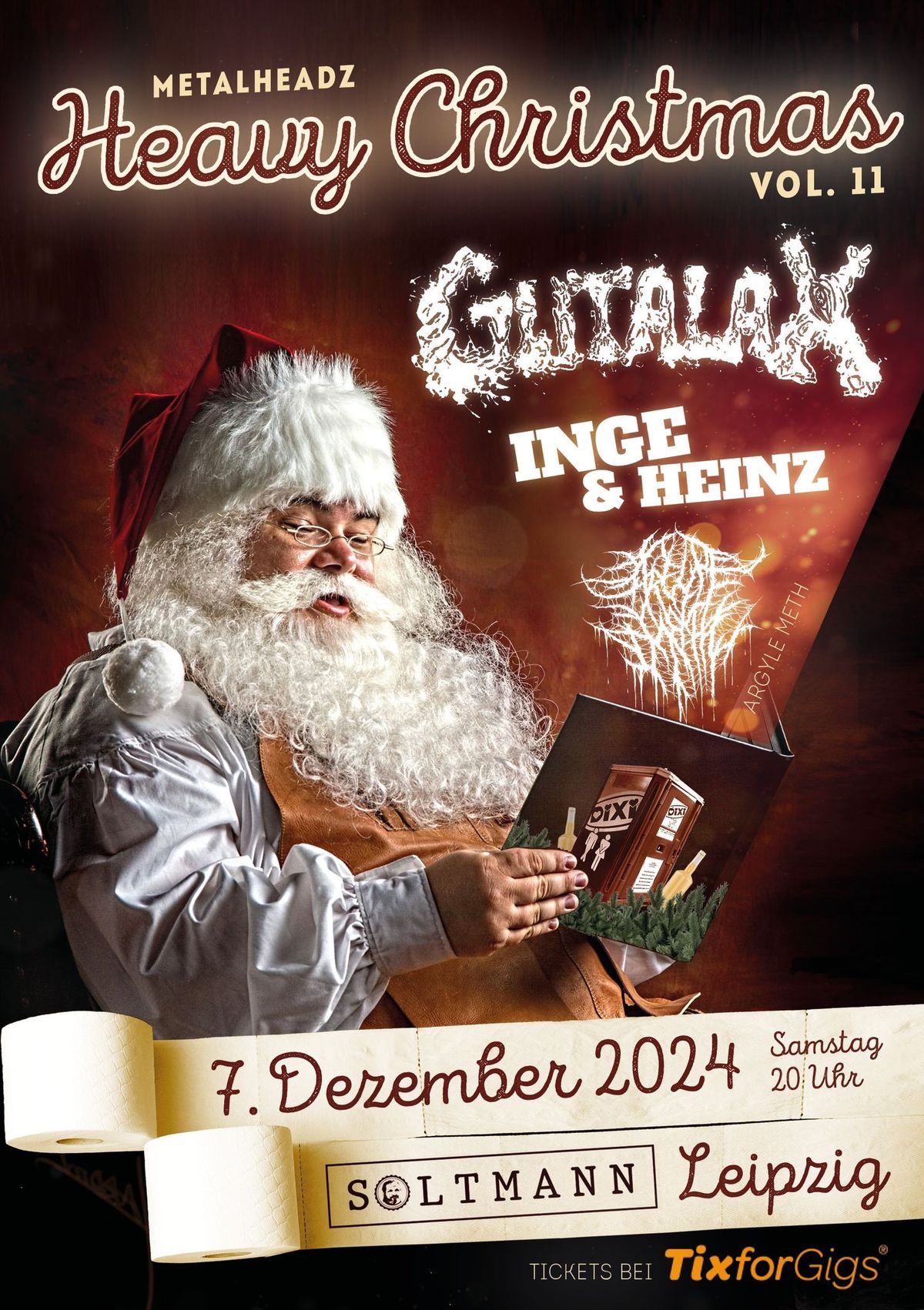 Heavy Christmas 11 \/ Tag 2: GUTALAX \/ INGE & HEINZ \/ ARGYLE METH