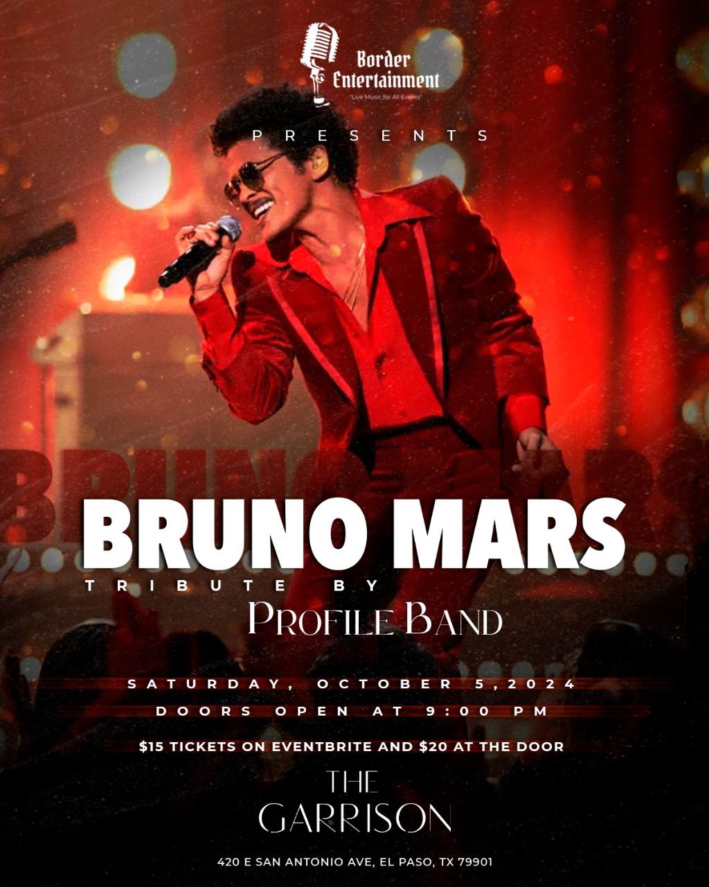 Bruno Mars Tribute by Profile Band 