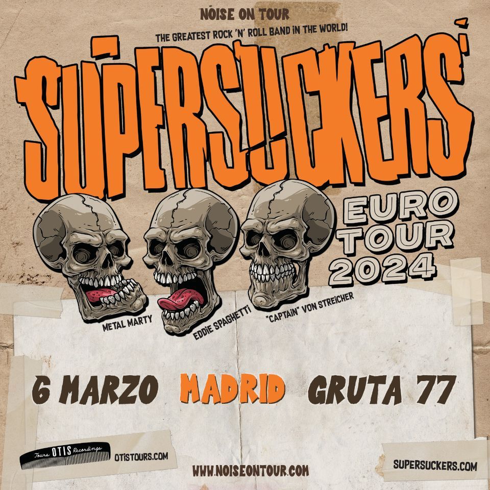 Supersuckers y Poison Boys en Gruta77