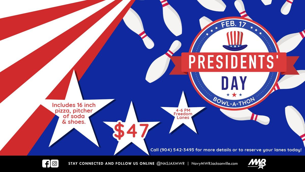 Presidents' Day Bowl-a-thon