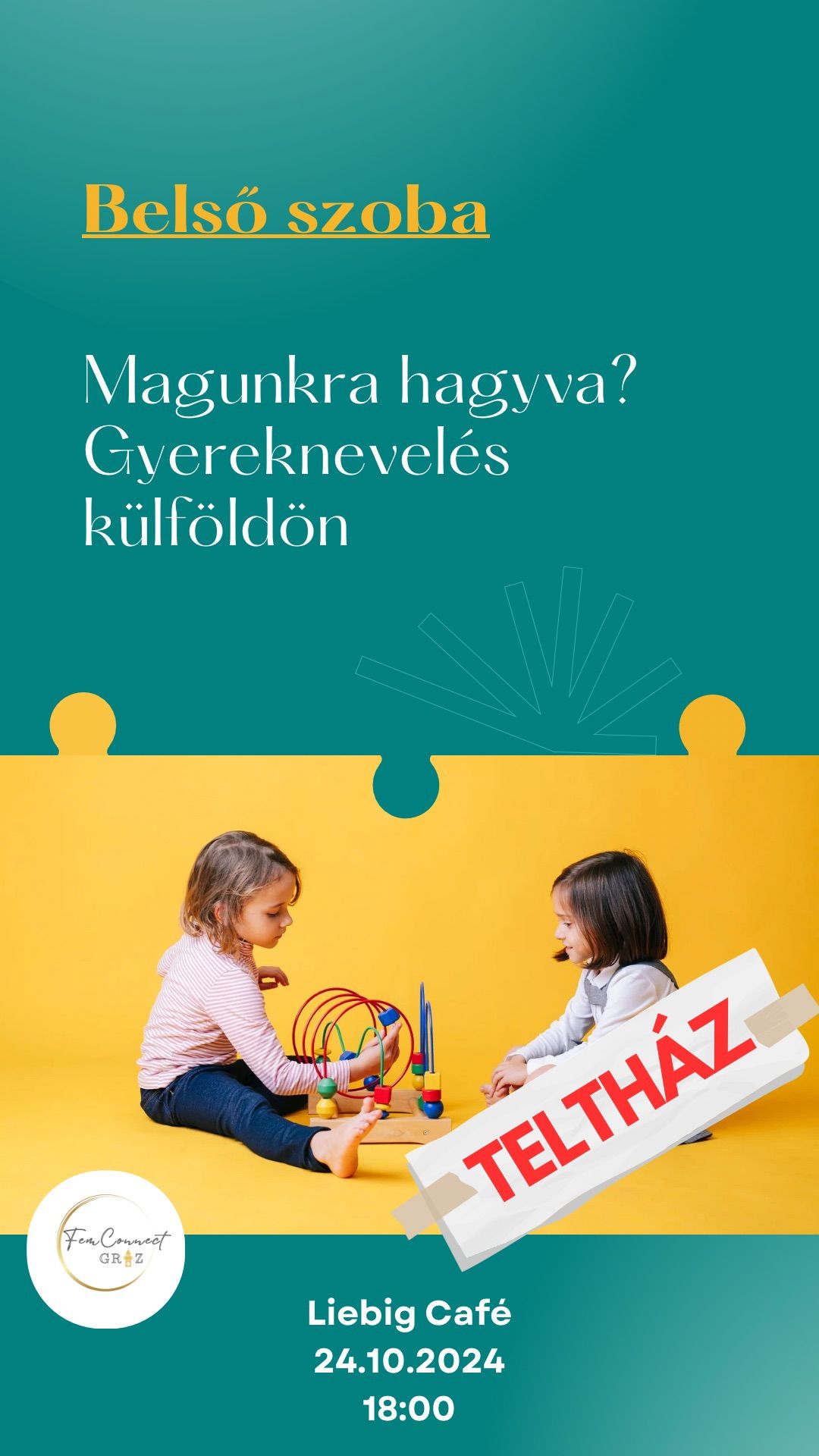 Bels\u0151 szoba: Magunkra hagyva? - gyereknevel\u00e9s k\u00fclf\u00f6ld\u00f6n