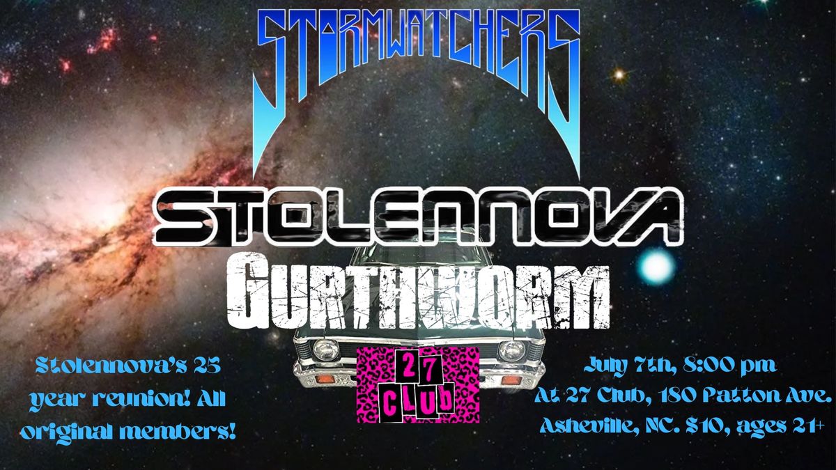 Stolennova 25 year reunion show with StormWatchers and Gurthworm