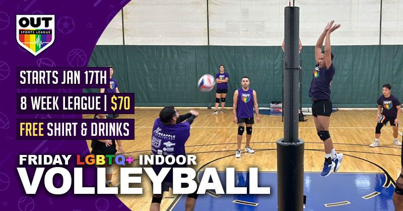 LGBTQ+ Friday Indoor Volleyball League