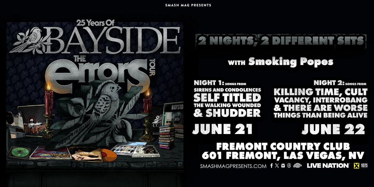 Bayside - 25th Anniversary: The Errors Tour