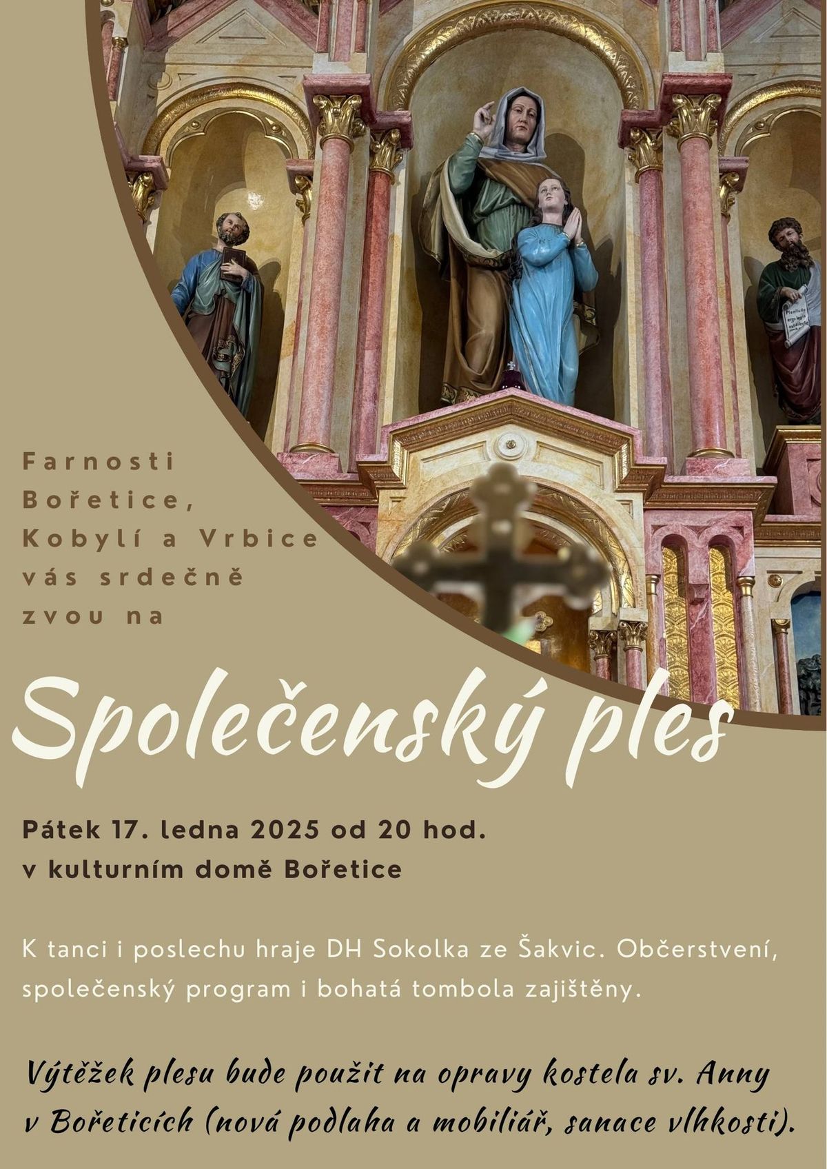 Spole\u010densk\u00fd ples Bo\u0159etice 2025